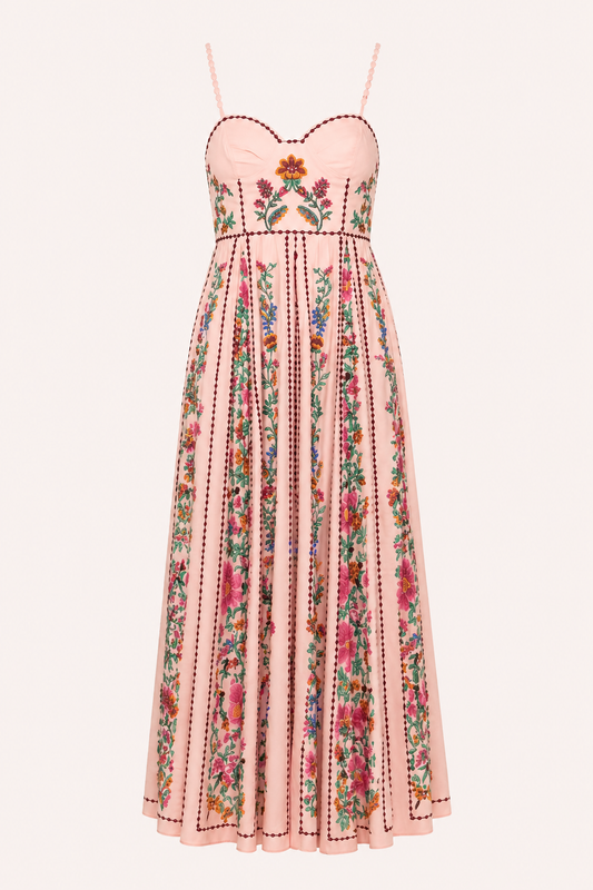 Nadine Floral Midi Dress