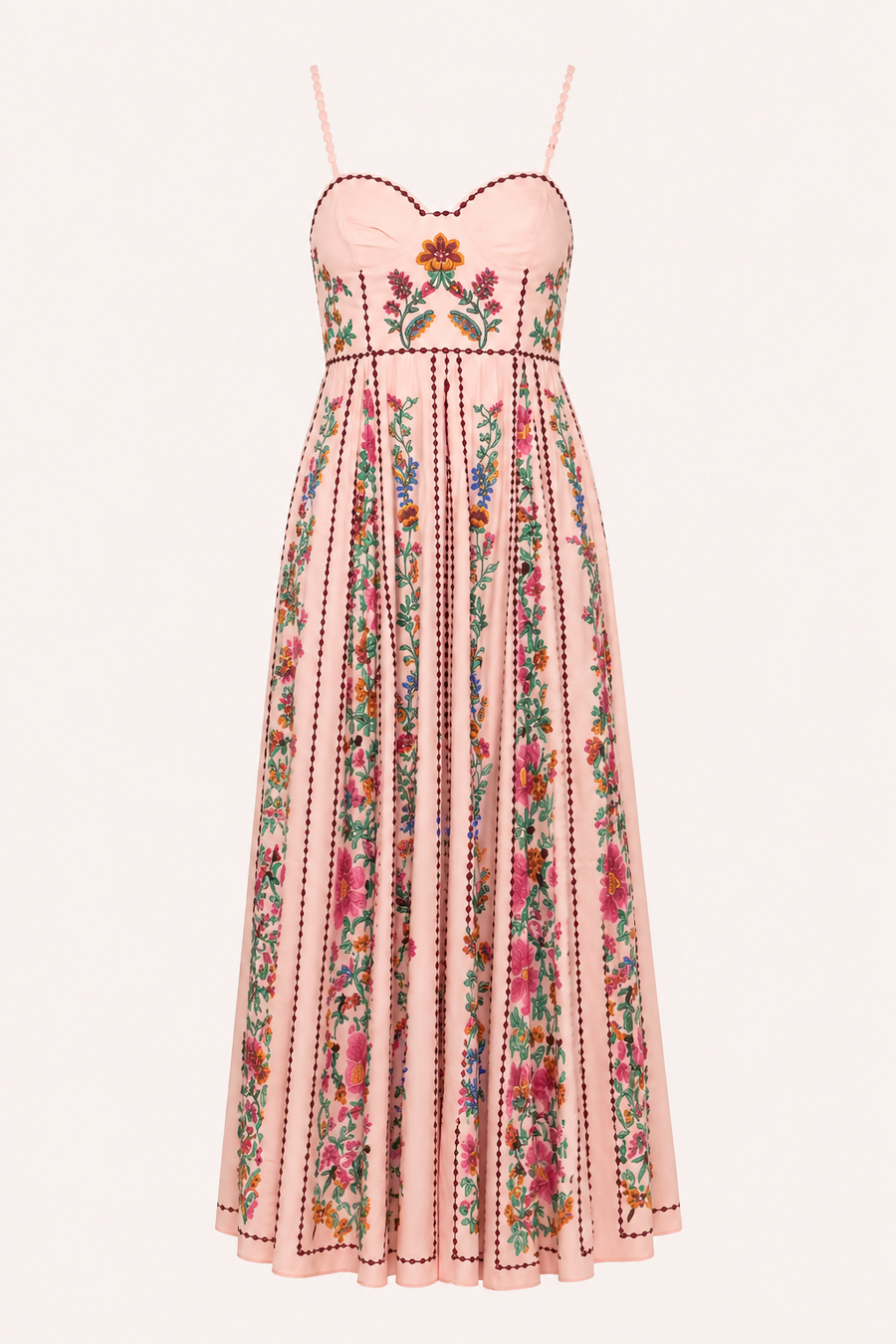 Nadine Floral Midi Dress