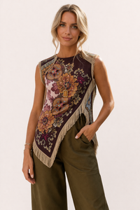 Frieda Fringe Top