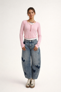 Elodie Heart Denim Pants