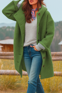 Eileen – Hooded Jacket with Elegant Silhouette