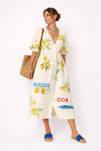 Stella Puff Sleeve Printed Dress