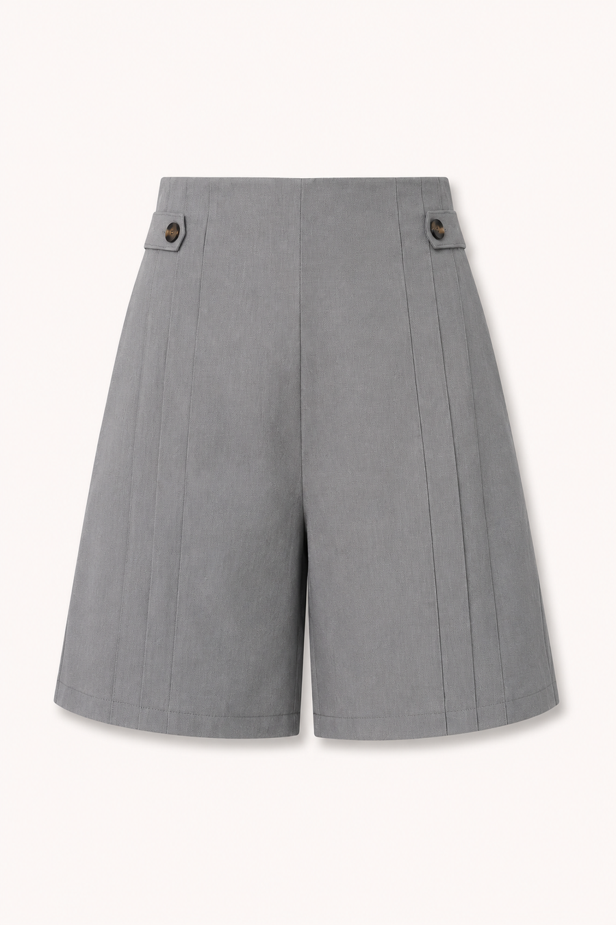 Maren High-Waist Button Shorts
