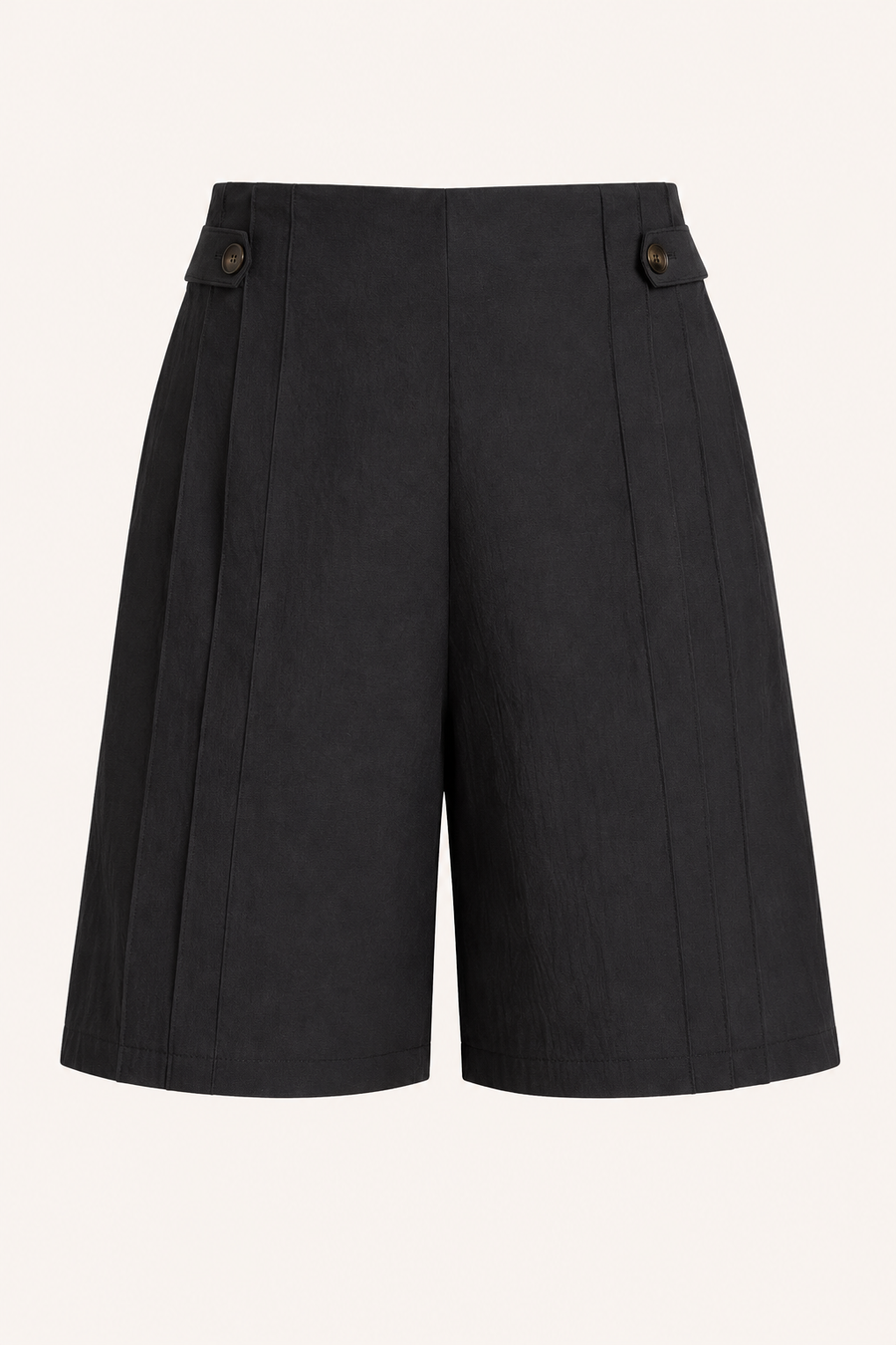 Maren High-Waist Button Shorts