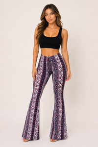 Klara High-Waist Flared Pants