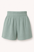 Klara Wide-Leg Elastic-Waist Shorts