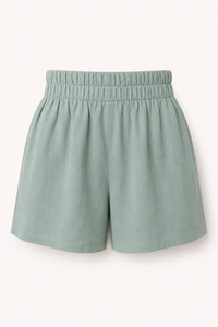 Klara Wide-Leg Elastic-Waist Shorts