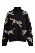 Yrvala Graphic Pattern Knit Sweater