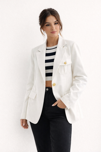 Luma Straight-Fit Lapel Blazer