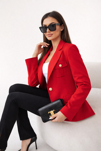 Luma Straight-Fit Lapel Blazer