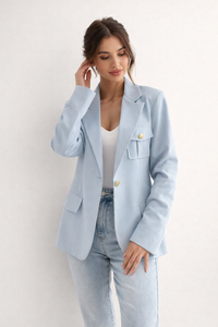 Luma Straight-Fit Lapel Blazer