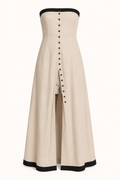 Senta Linen Bandeau Set