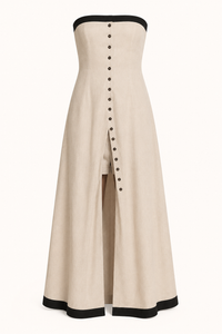 Senta Linen Bandeau Set