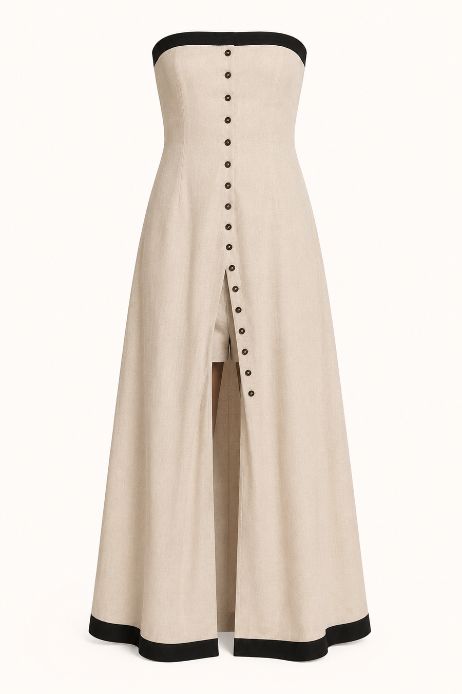 Senta Linen Bandeau Set