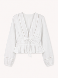 Vera V-Neck Bow Blouse
