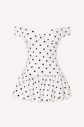 Mila Off-Shoulder Polka Dot Mini Dress
