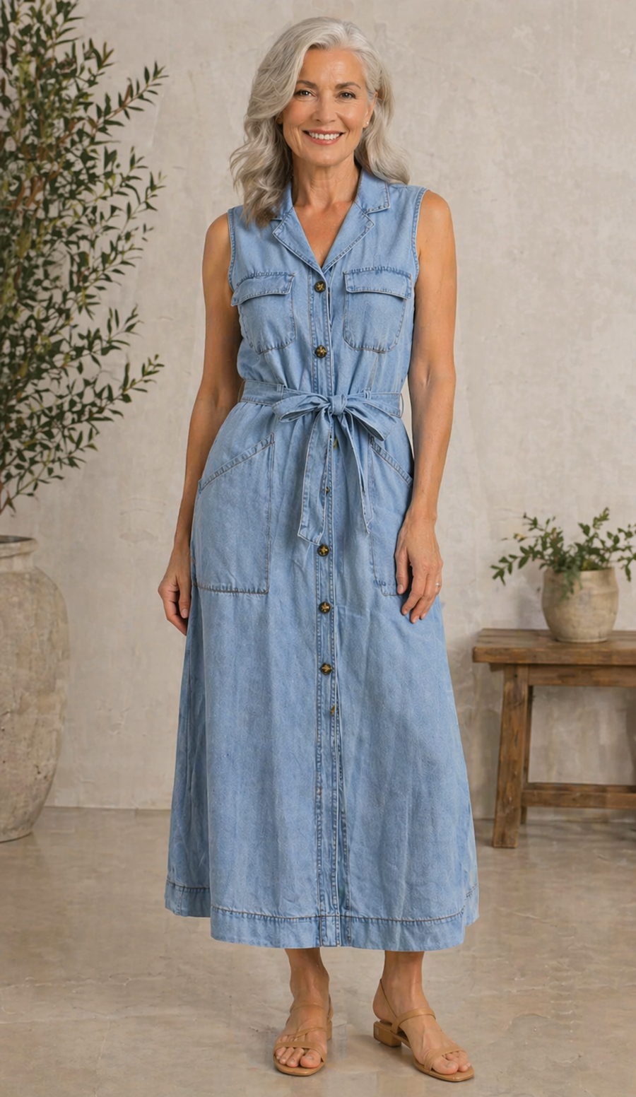 Brynna - Denim Dress