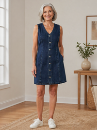 Yvette - Denim Mini Dress
