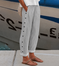 Camellia | Women's Striped Wide Leg Pants