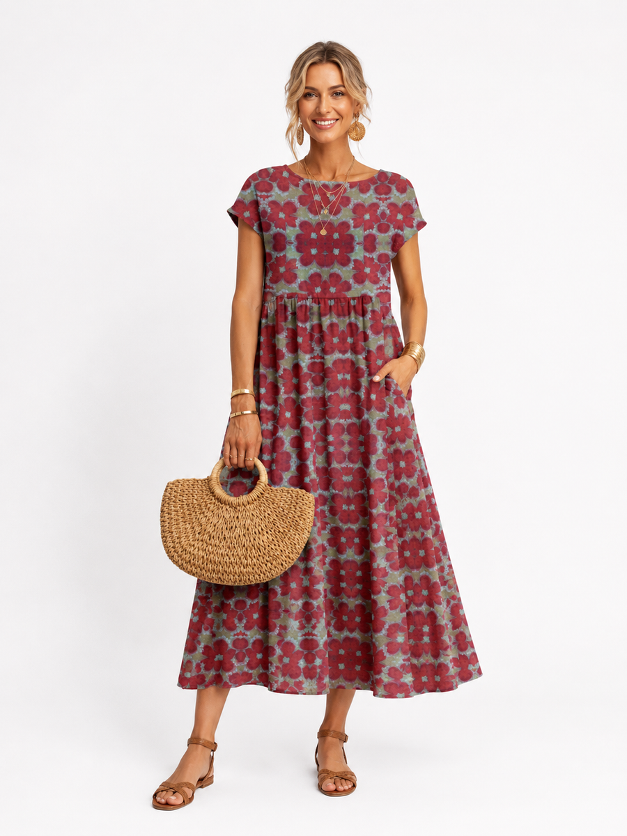 Hattie – Short Sleeve Summer Dress
