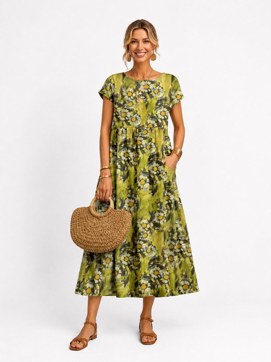 Hattie – Short Sleeve Summer Dress