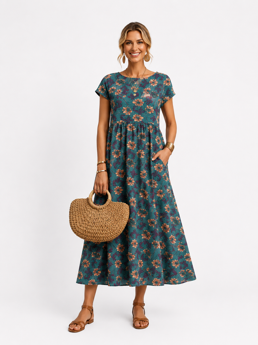 Hattie – Short Sleeve Summer Dress