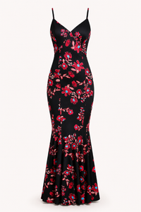 Elvie Floral Mermaid Maxi Dress