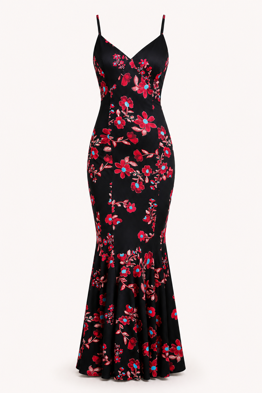 Elvie Floral Mermaid Maxi Dress