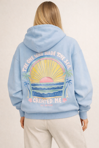 Celira Printed Hoodie with Kangaroo Pocket