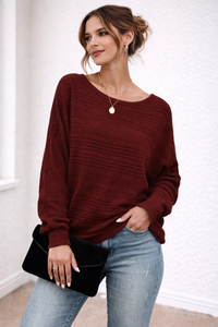 Anniken Batwing Knit Sweater
