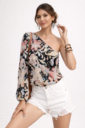 Olivia One-Shoulder Blouse