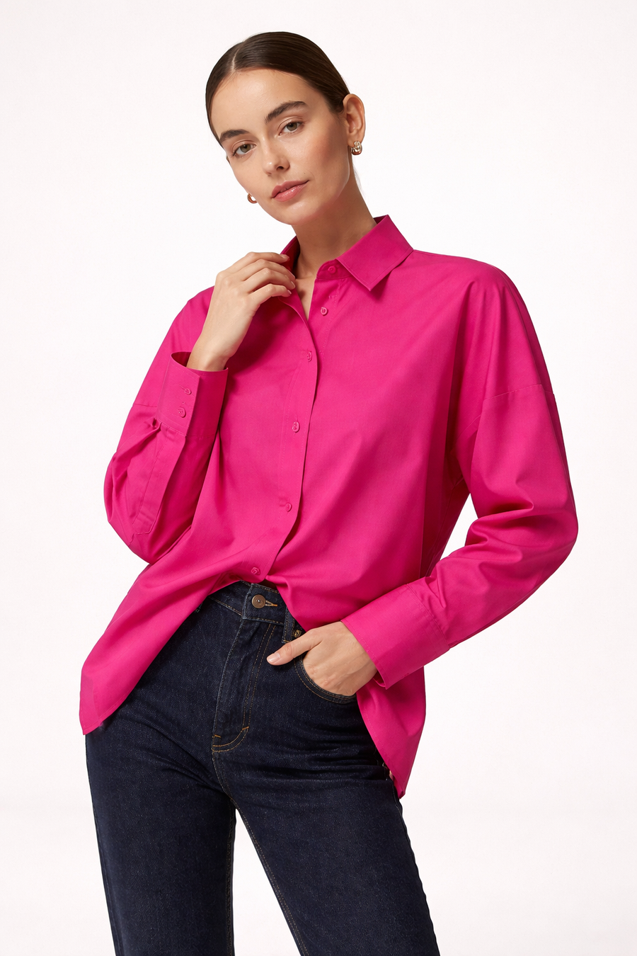 Livia Oversized Long Sleeve Blouse