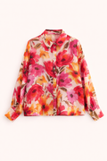 Afrodite Floral Long Sleeve Blouse