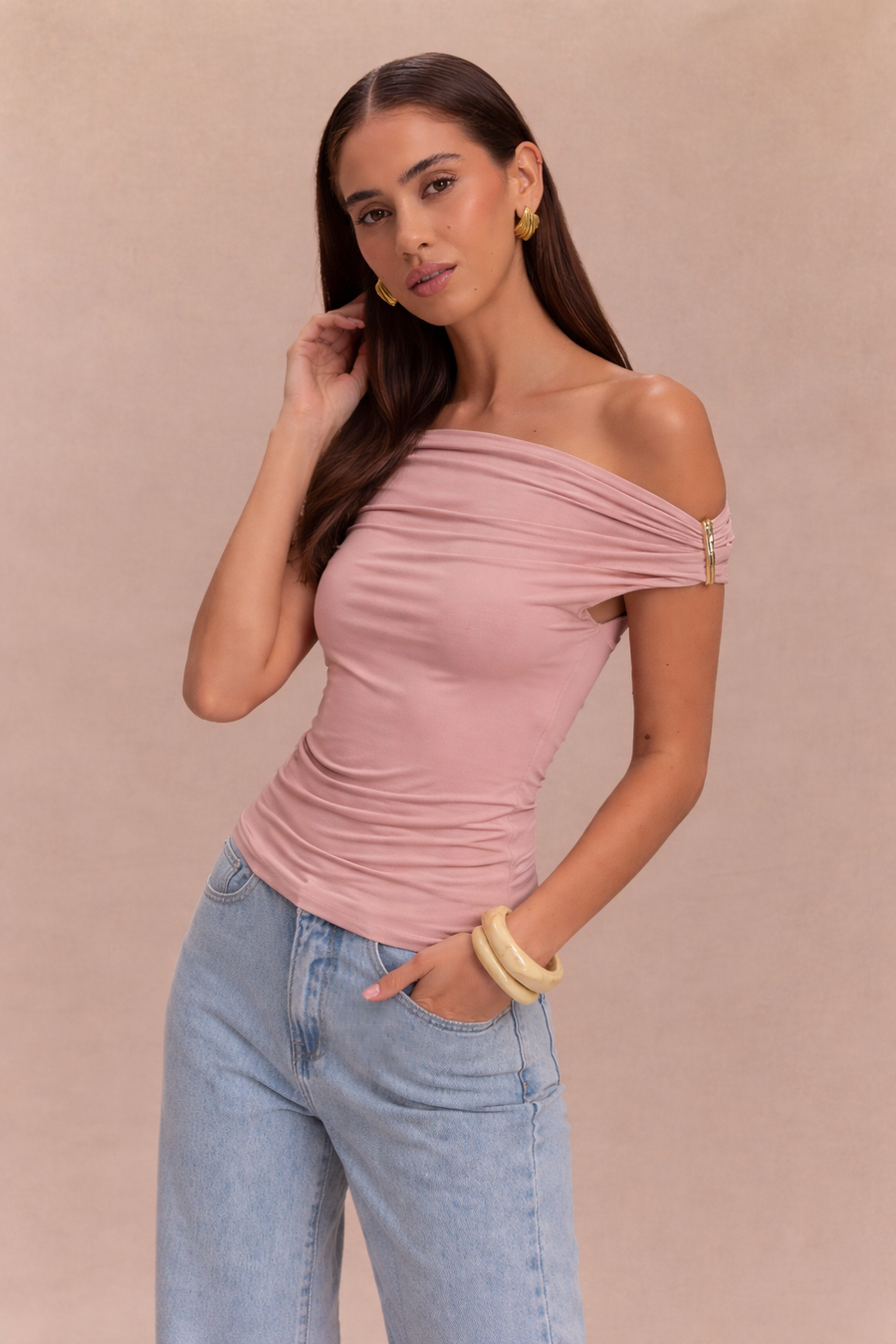 Kinsley Metal Detail Top