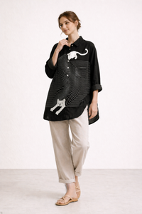 Gerlinde Printed Long Sleeve Blouse