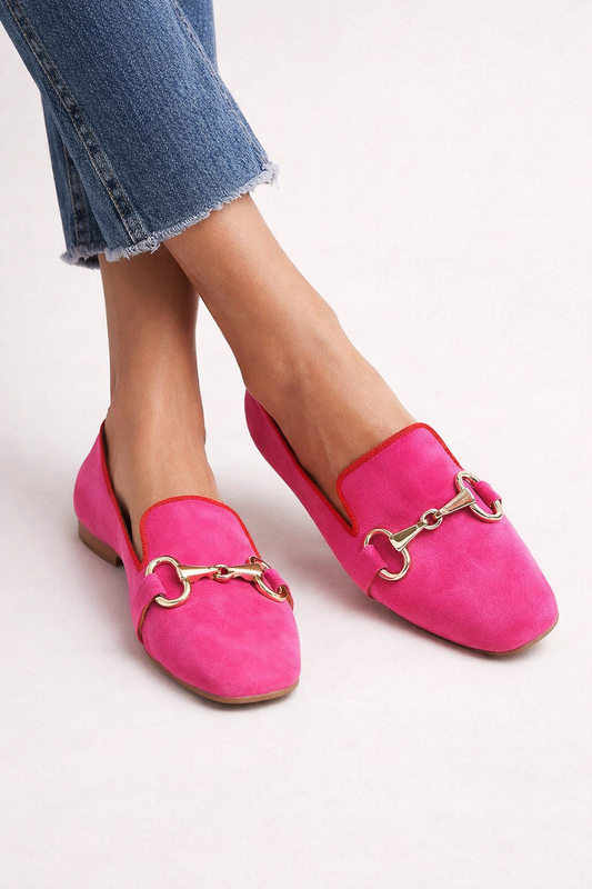 Maelys Metallic Detail Loafers
