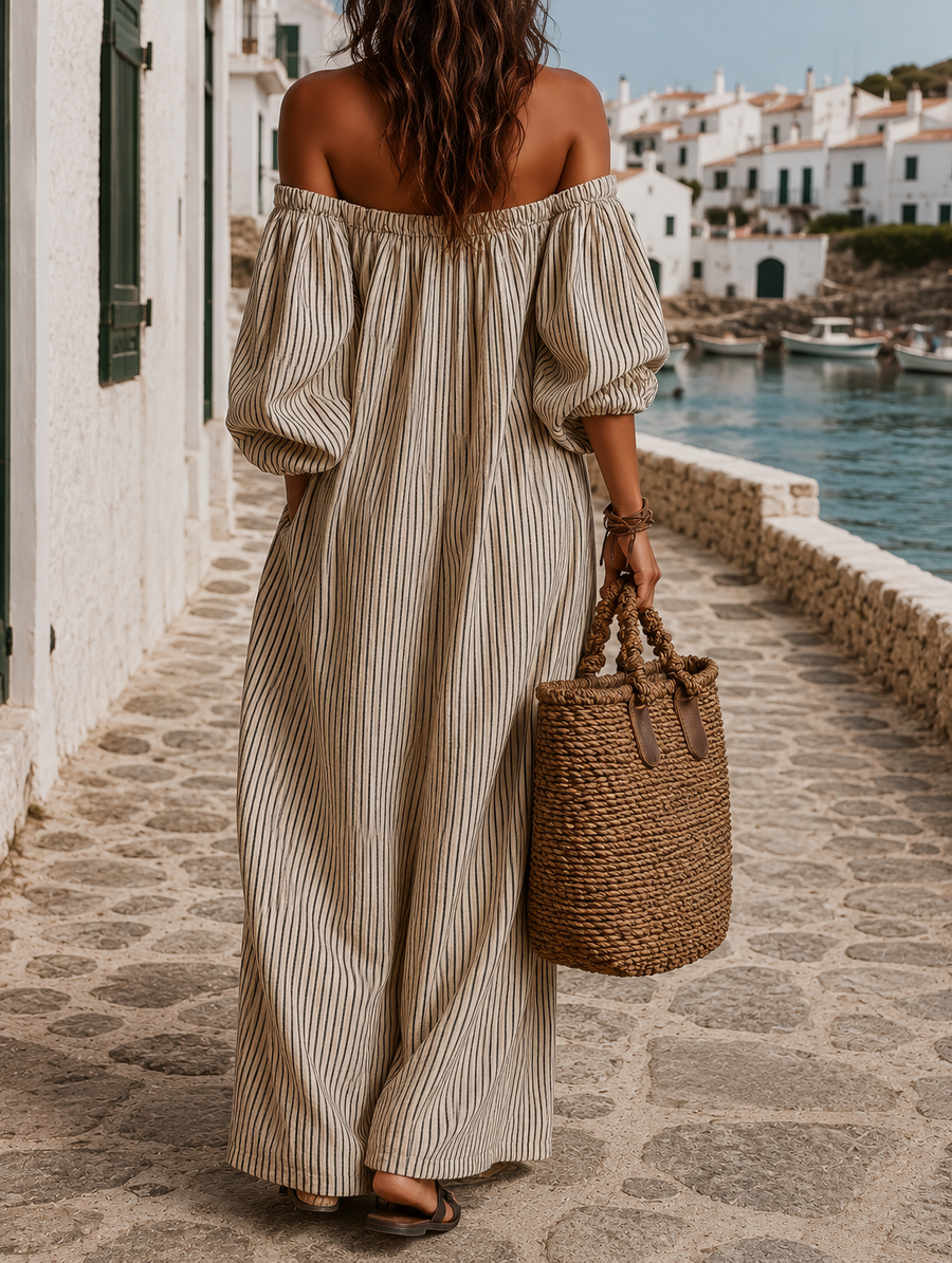 Kallista – Mediterranean Pregonda Flowing Maxi Dress