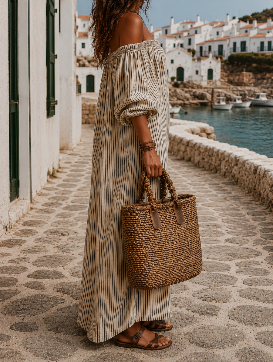 Kallista – Mediterranean Pregonda Flowing Maxi Dress