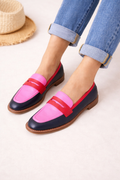 Lurexa Two-Tone Loafers
