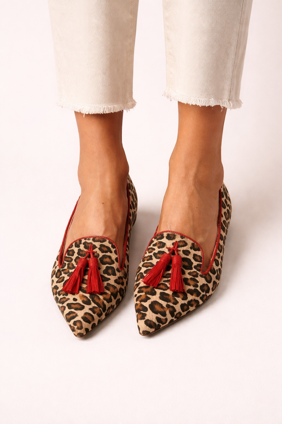 Xirela Leopard Tassel Loafers