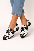 Darela Animal Print Loafers