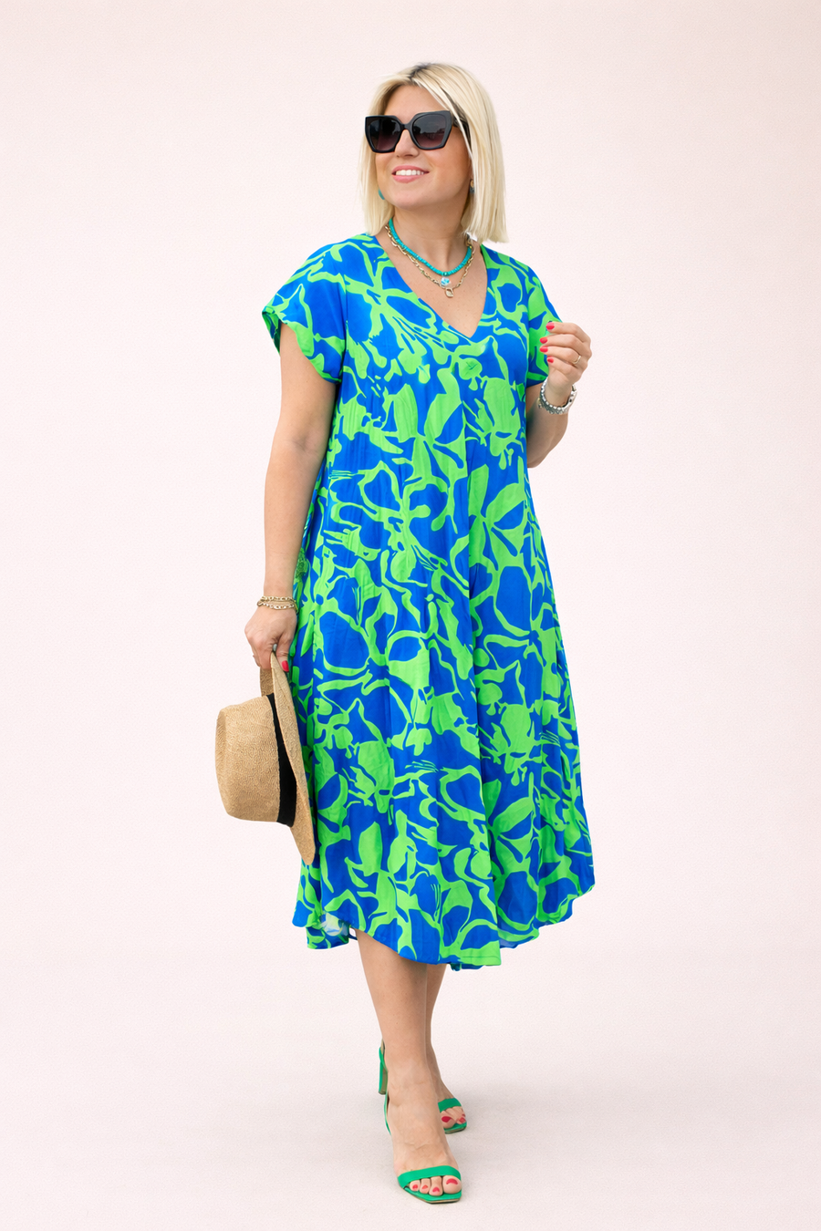 Millan Floral Midi Dress