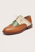 Milany Two-Tone Oxford Shoes