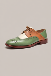 Milany Two-Tone Oxford Shoes