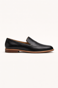 Vireka Flat Leather-Effect Slip-On Loafers