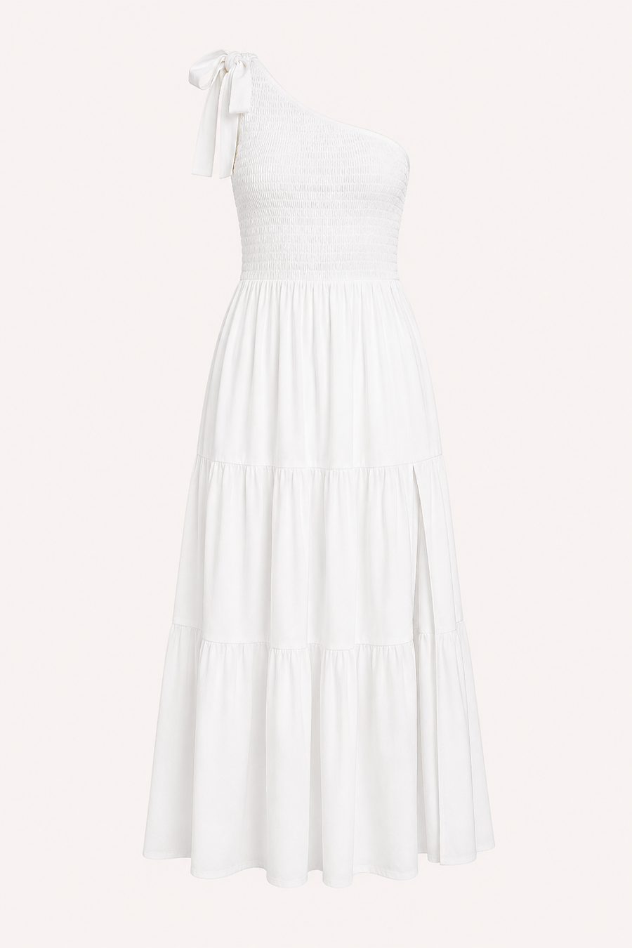 Karla One-Shoulder Bow Maxi Dress