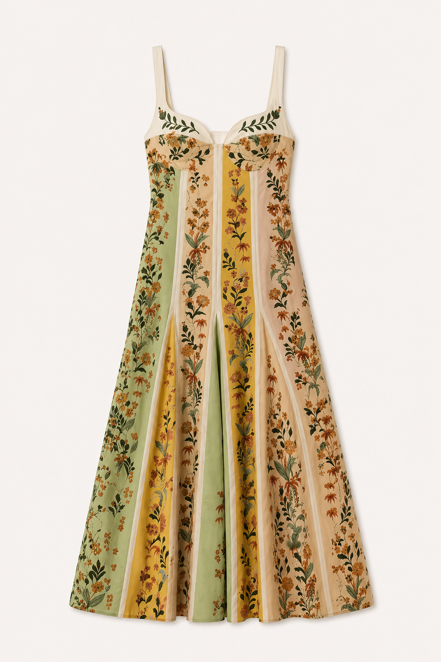 Lorena Floral Midi Dress