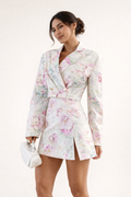 Ottilie Floral Blazer and Skirt Set