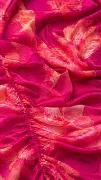 Sapphira – Ibiza Sunset Satin Maxi Dress