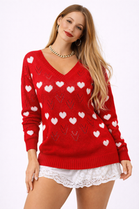 Svala V-Neck Knit Sweater